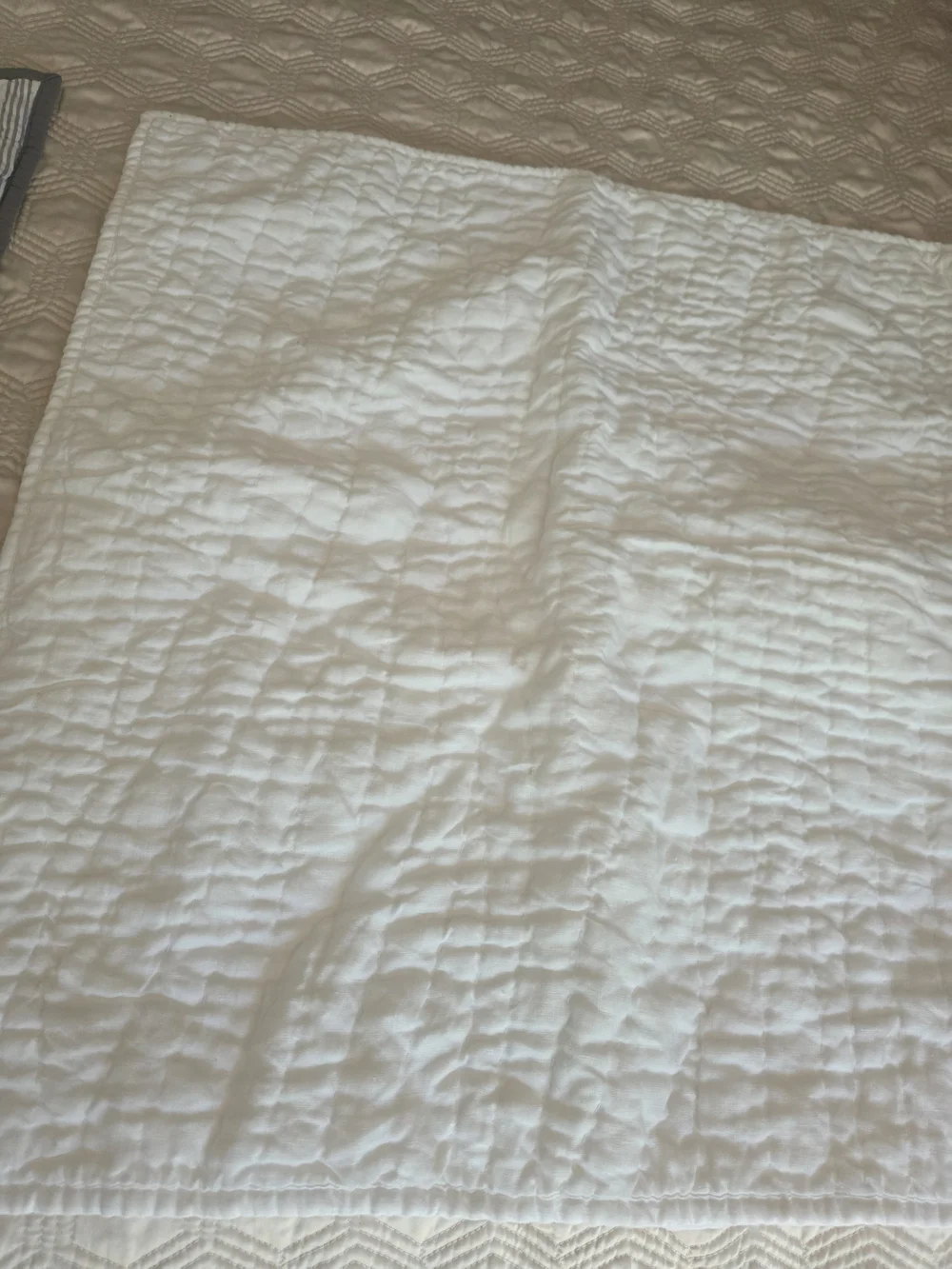 Pottery Barn Linen Throw - Soft White